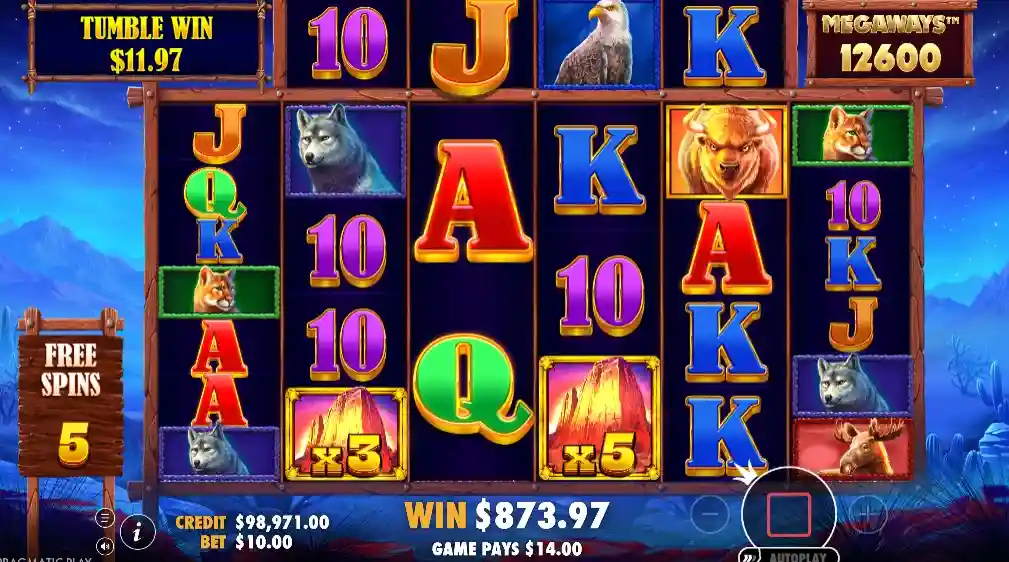 Bonos de bienvenida con Free Spins para Buffalo King Megaways