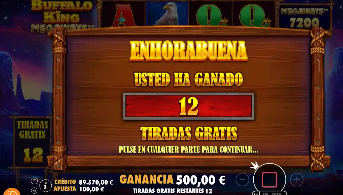 ¿Cómo funciona Buffalo King Megaways?